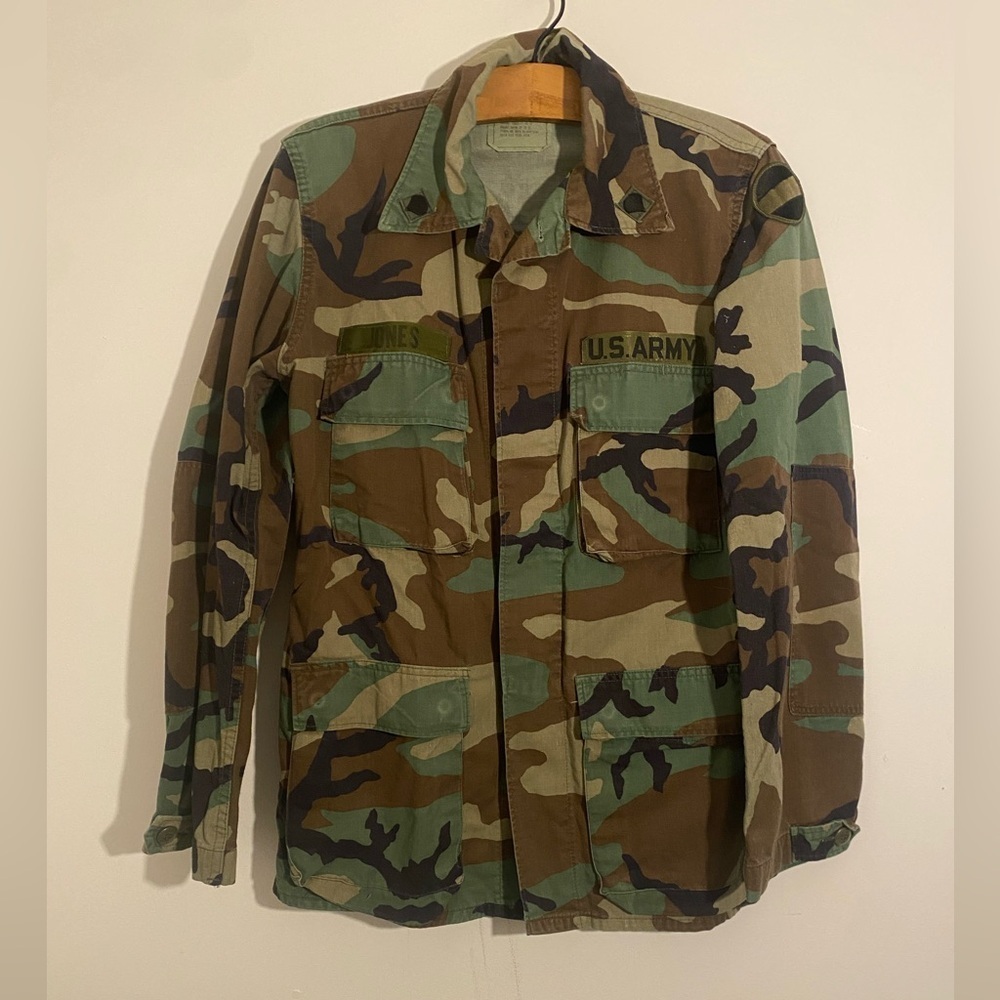 Camo Jacket Men’s Small U.S. Army Camouflage “Jones”
